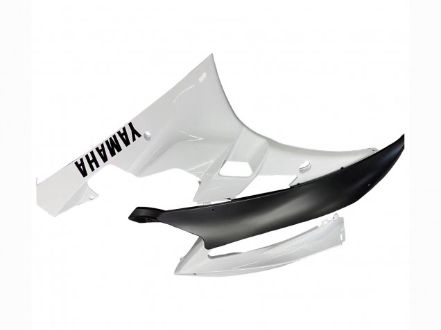 Weiß Matt Schwarz 2006-2007 Yamaha YZF 600 R6 Motorrad Verkleidung