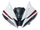 Weiß Rot 2006-2007 Yamaha YZF 600 R6 Motorrad Verkleidung