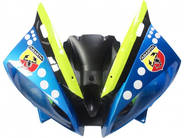 Blau Neon Grün Schwarz Hai 2006-2007 Yamaha YZF 600 R6 Motorrad Verkleidung