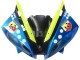 Blau Neon Grün Schwarz Hai 2006-2007 Yamaha YZF 600 R6 Motorrad Verkleidung