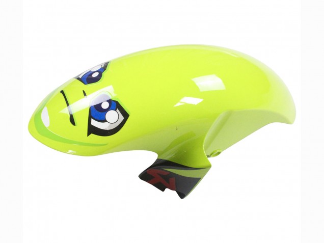 Blau Neon Grün Schwarz Hai 2006-2007 Yamaha YZF 600 R6 Motorrad Verkleidung
