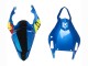 Blau Neon Grün Schwarz Hai 2006-2007 Yamaha YZF 600 R6 Motorrad Verkleidung