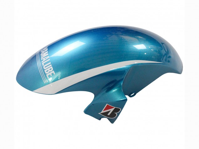 Weiß Blau Schwarz Semakin Didepan ENEOS 2006-2007 Yamaha YZF 600 R6 Motorrad Verkleidung