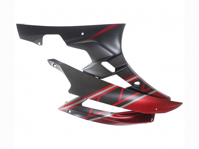 Rot Matt Schwarz 2006-2007 Yamaha YZF 600 R6 Motorrad Verkleidung