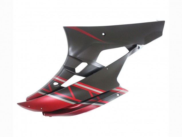 Rot Matt Schwarz 2006-2007 Yamaha YZF 600 R6 Motorrad Verkleidung