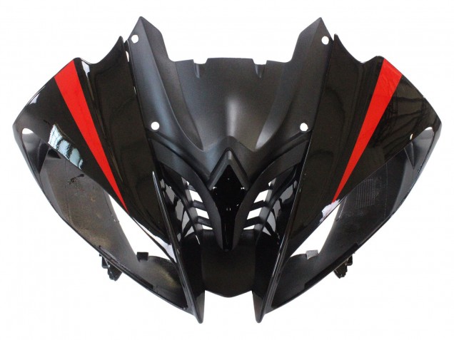 Silber Schwarz Rot Hai 4 2008-2016 Yamaha YZF 600 R6 Motorrad Verkleidung