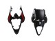 Silber Schwarz Rot Hai 4 2008-2016 Yamaha YZF 600 R6 Motorrad Verkleidung