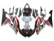 Silber Schwarz Rot Hai 4 2008-2016 Yamaha YZF 600 R6 Motorrad Verkleidung
