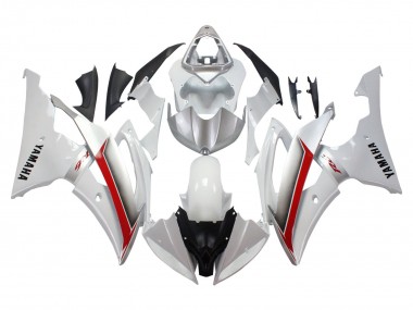 Weiß Rot 2008-2016 Yamaha YZF 600 R6 Motorrad Verkleidung