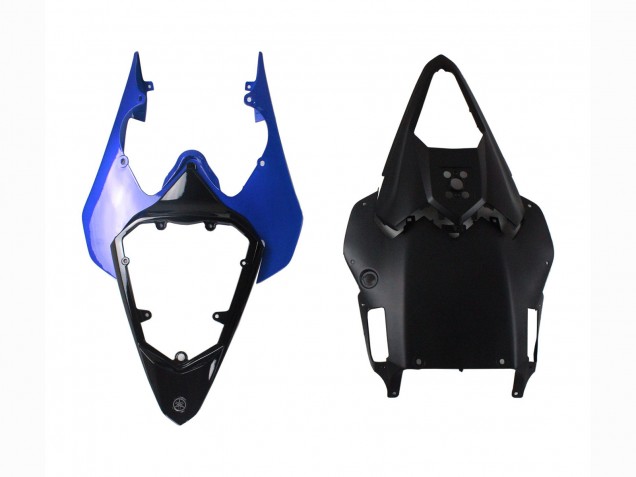 Weiß Blau Glänzendes Schwarz 2008-2016 Yamaha YZF 600 R6 Motorrad Verkleidung