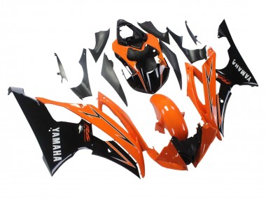 Orange Schwarz 2008-2016 Yamaha YZF 600 R6 Motorrad Verkleidung