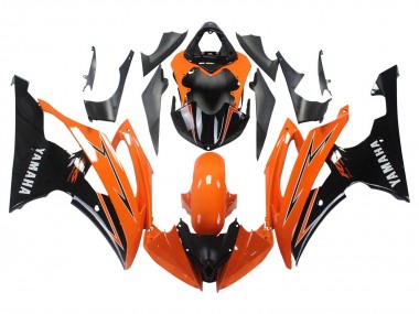 Orange Schwarz 2008-2016 Yamaha YZF 600 R6 Motorrad Verkleidung
