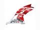 Weiß Rot Schwarz Fiat Acer 2008-2016 Yamaha YZF 600 R6 Motorrad Verkleidung