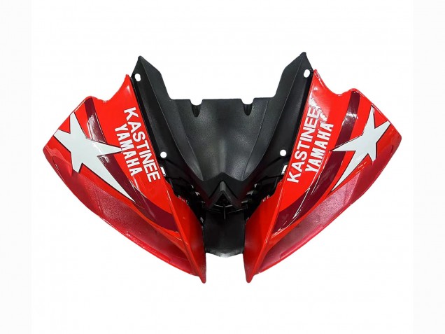 Weiß Rot Schwarz Fiat Acer 2008-2016 Yamaha YZF 600 R6 Motorrad Verkleidung
