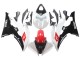 Weiß Rot Glänzendes Schwarz 2008-2016 Yamaha YZF 600 R6 Motorrad Verkleidung
