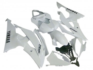Glänzendes Weiß 2008-2016 Yamaha YZF 600 R6 Motorrad Verkleidung