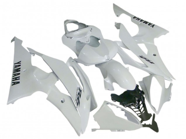 Glänzendes Weiß 2008-2016 Yamaha YZF 600 R6 Motorrad Verkleidung