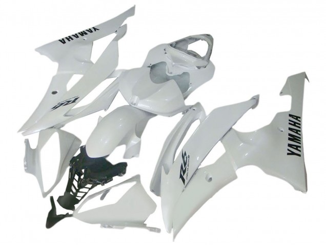 Glänzendes Weiß 2008-2016 Yamaha YZF 600 R6 Motorrad Verkleidung