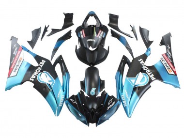Hellblau Matt Schwarz Petronas ENEOS 2008-2016 Yamaha YZF 600 R6 Motorrad Verkleidung