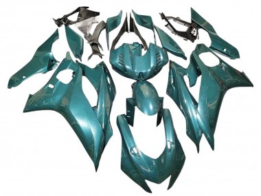 Perl Aqua Blau 2008-2016 Yamaha YZF 600 R6 Motorrad Verkleidung