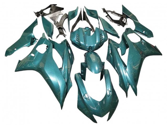 Perl Aqua Blau 2008-2016 Yamaha YZF 600 R6 Motorrad Verkleidung