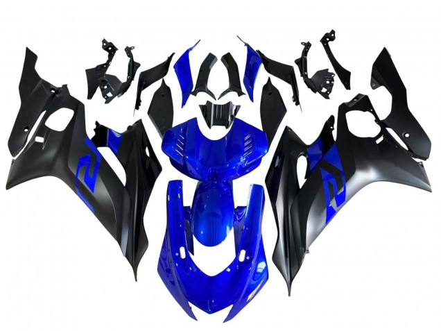 Blau Matt Schwarz 2017-2023 Yamaha YZF 600 R6 Motorrad Verkleidung