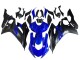 Blau Matt Schwarz 2017-2023 Yamaha YZF 600 R6 Motorrad Verkleidung