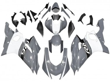 Nardo Grau Weiß 2017-2023 Yamaha YZF 600 R6 Motorrad Verkleidung