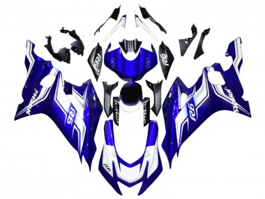 Weiß Blau 2017-2023 Yamaha YZF 600 R6 Motorrad Verkleidung