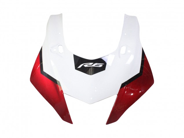 Weiß Rot Schwarz 2017-2023 Yamaha YZF 600 R6 Motorrad Verkleidung