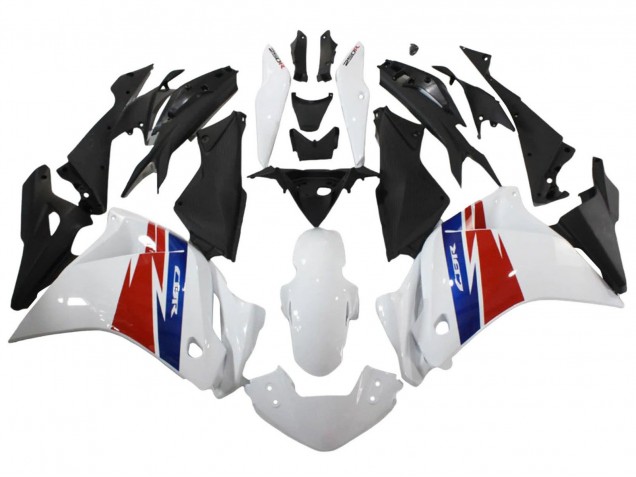 Weiß Rot Blau 2011-2015 Honda CBR250RR Motorrad Verkleidung