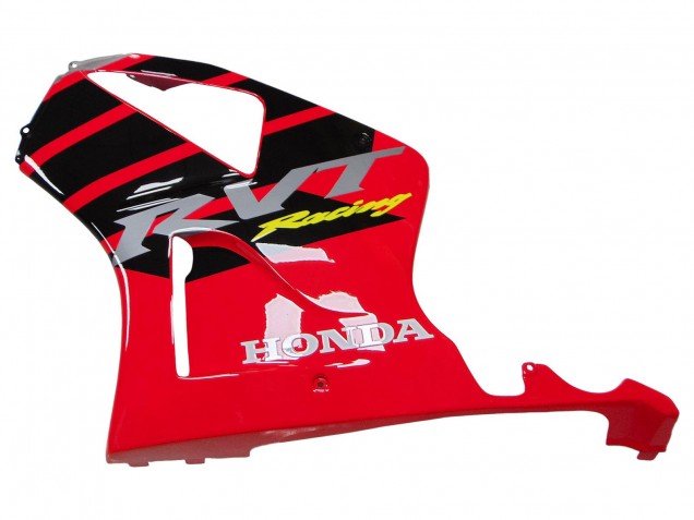 Silber Rot Schwarz Streifen Rennen 2000-2006 Honda VTR1000 Motorrad Verkleidung