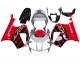 Silber Rot Schwarz Streifen Rennen 2000-2006 Honda VTR1000 Motorrad Verkleidung