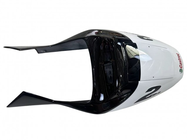 Weiß Rot Grün Glänzendes Schwarz Castrol 2000-2006 Honda VTR1000 Motorrad Verkleidung