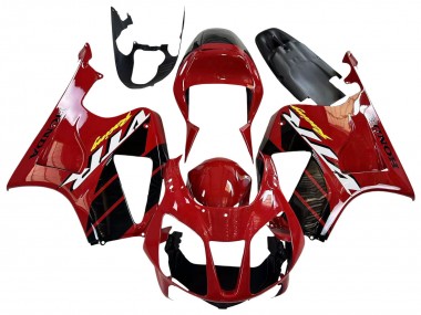Rot Schwarz Streifen Rennen 2000-2006 Honda VTR1000 Motorrad Verkleidung