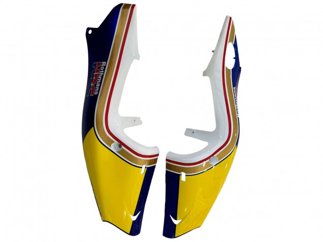 Weiß Blau Gelb Gold Rothmans 1994-1996 Honda NSR250 Motorrad Verkleidung