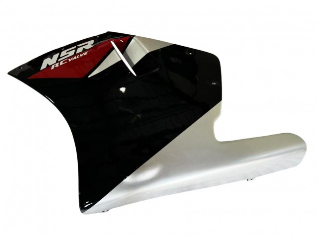Silber Rot Glänzendes Schwarz 1988-1989 Honda NSR250R Motorrad Verkleidung
