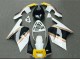 Weiß Gelb Gold Glänzendes Schwarz 1988-1989 Honda NSR250R Motorrad Verkleidung