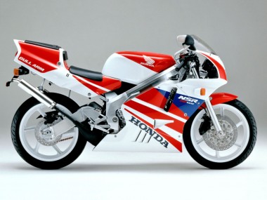 Weiß Rot Blau 1990-1993 Honda NSR250R Motorrad Verkleidung