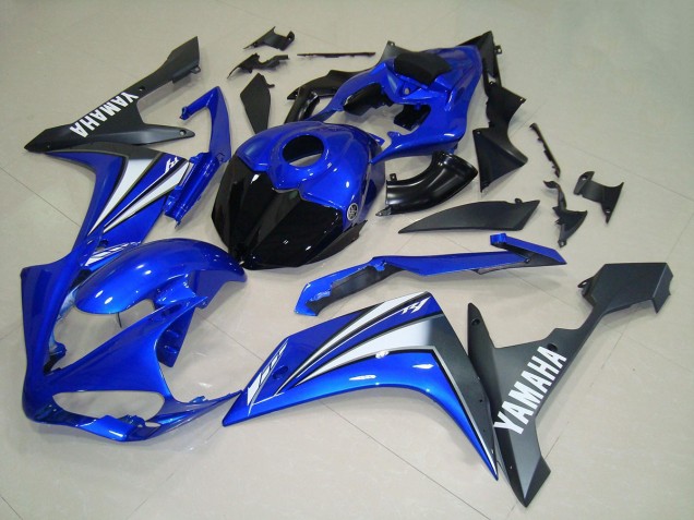 Blau Weiß Schwarz 2007-2008 Yamaha YZF R1 Motorrad Verkleidung