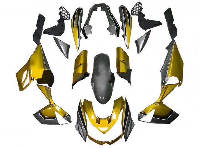 Gold 2003-2006 Kawasaki Z1000 Motorrad Verkleidung