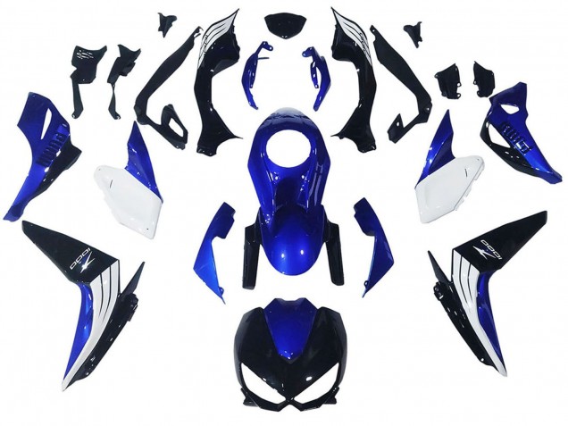Weiß Blau Schwarz 2014-2019 Kawasaki Z1000 Motorrad Verkleidung