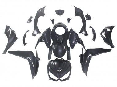 Schwarze Carbonfaser 2014-2019 Kawasaki Z1000 Motorrad Verkleidung
