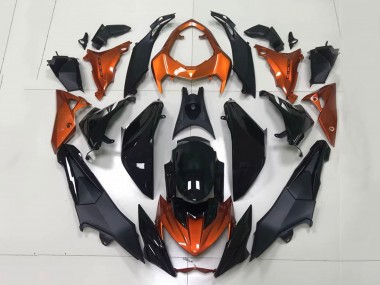 Orange Glänzendes Schwarz Matt Schwarz 2014-2019 Kawasaki Z1000 Motorrad Verkleidung