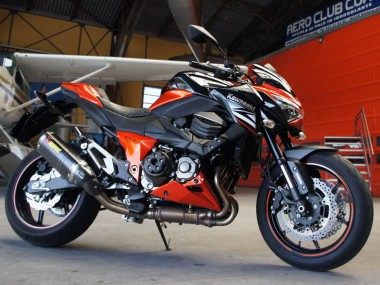 Rot Weiß Orange Schwarz 2014-2019 Kawasaki Z1000 Motorrad Verkleidung