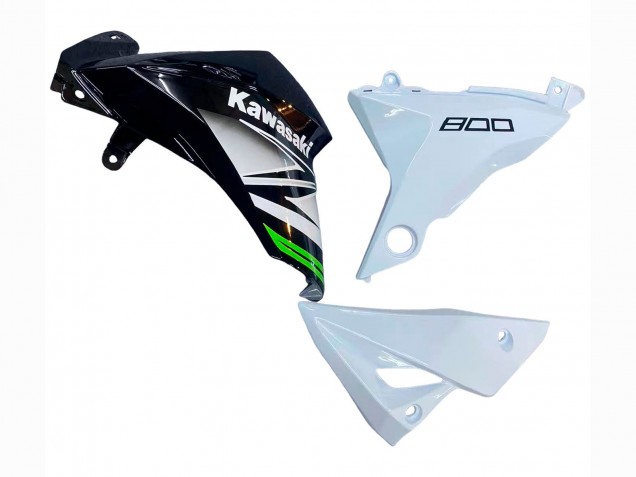 Weiß Glänzendes Schwarz Grün 2013-2018 Kawasaki Z800 Motorrad Verkleidung