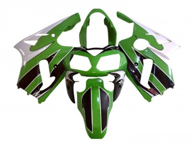 Weiß Grün Schwarz 2002-2006 Kawasaki ZX12R Motorrad Verkleidung