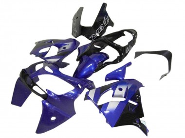 Blau Weiß Schwarz 2002-2006 Kawasaki ZX12R Motorrad Verkleidung