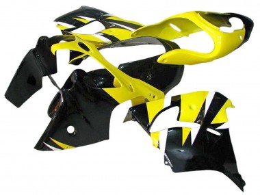 Gelb Schwarz 2002-2006 Kawasaki ZX12R Motorrad Verkleidung