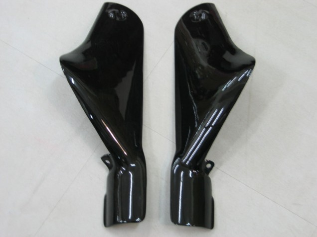 Glänzendes Schwarz Weiß West 2000-2001 Kawasaki ZX9R Motorrad Verkleidung
